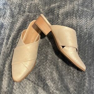Elegant Cream Mules